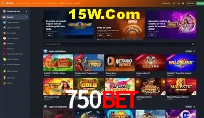Biblioteca de slots populares na 750Bet